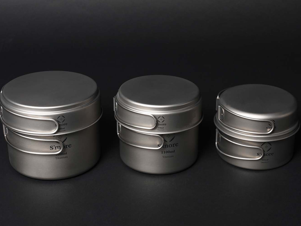 【 Titanium Cook Set 】 チタンクッカー2点セット