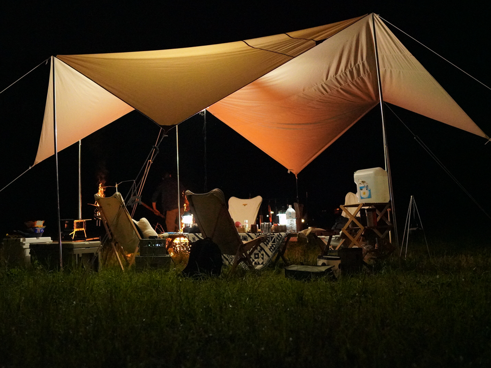 【 Tarppi square-400 】 ターピスクエア-400 ポリコットンタープ