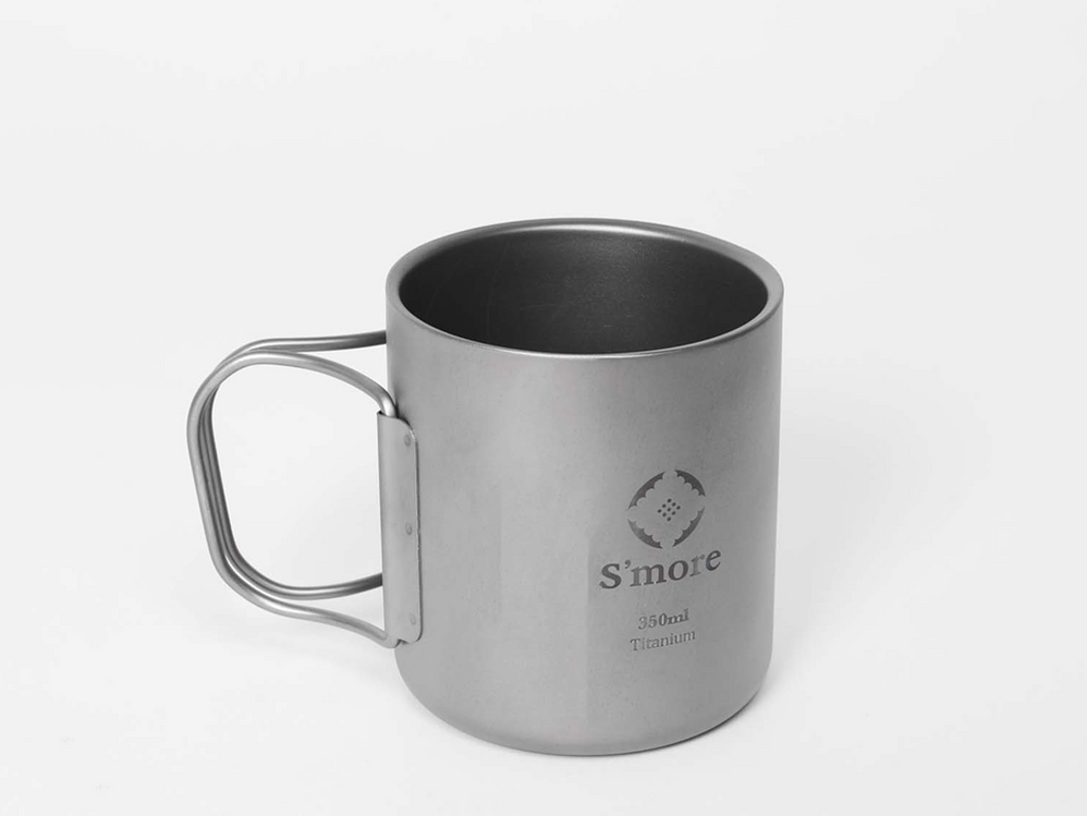 【 Titanium mag double 】 二重構造 チタンマグカップ