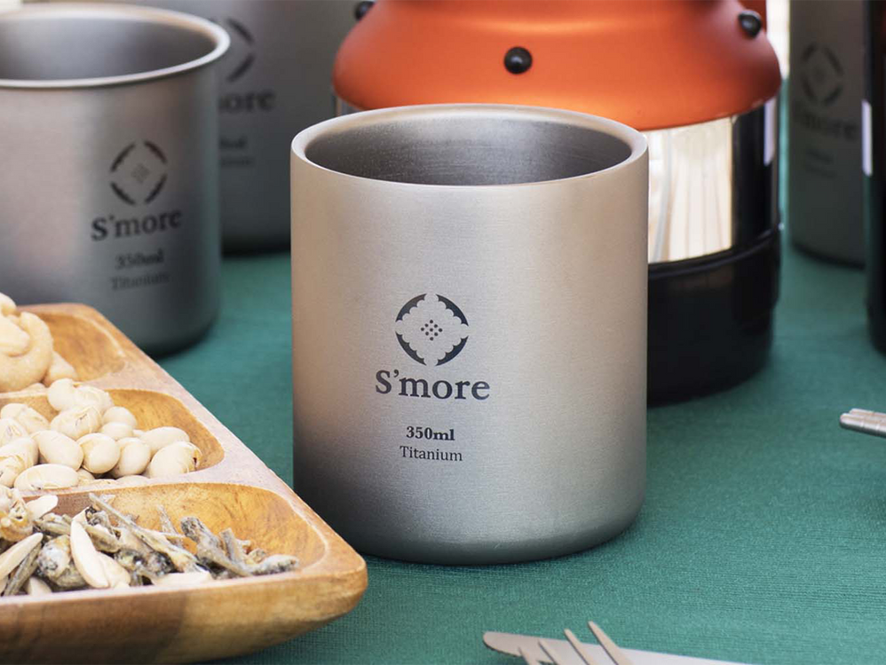 【Titanium cup double 】二重構造 チタンカップ