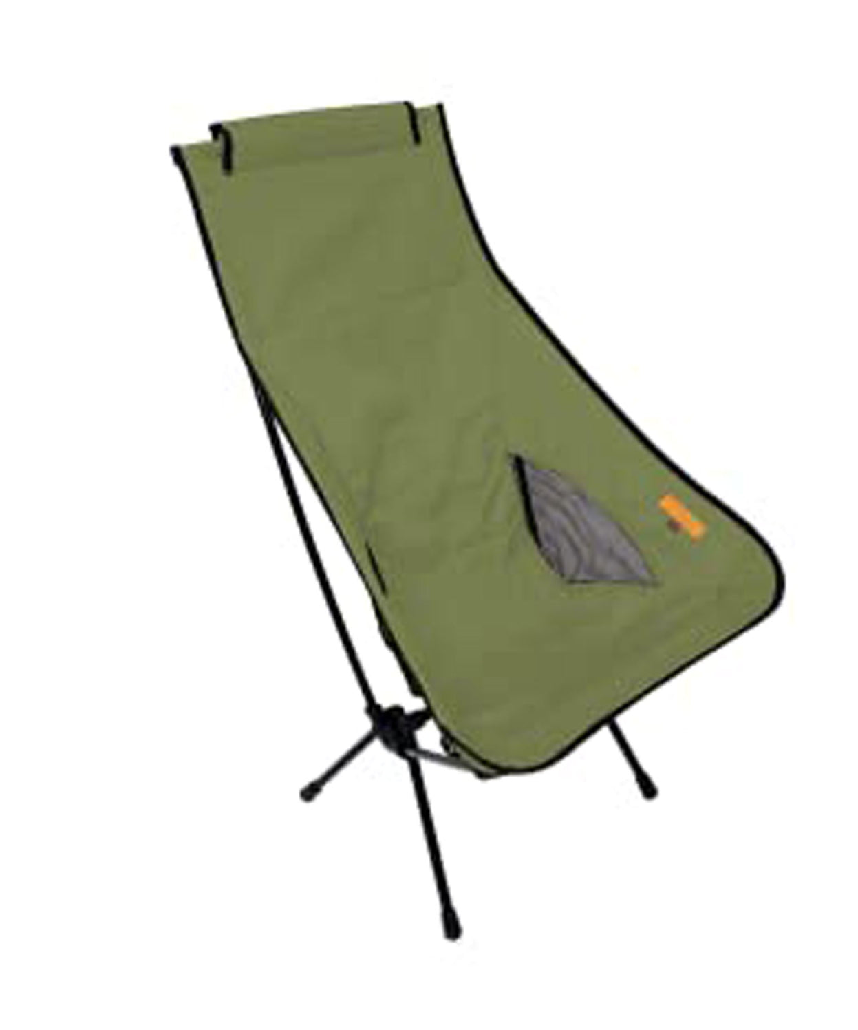 【 Alumi High-back Chair 】アルミハイバックチェア 深い座面で体にフィット