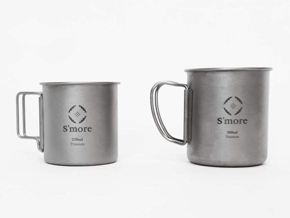 【 Titanium Mug ( シングルウォール ) 】 チタニウムマグ チタンマグカップ 220ml 300ml