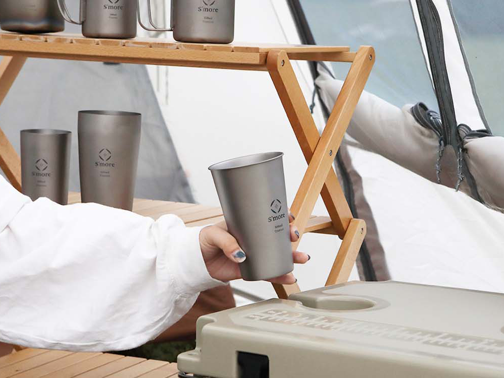 【 Titanium tumbler double ( ダブルウォール ) 】チタニウムタンブラーダブル チタンタンブラー