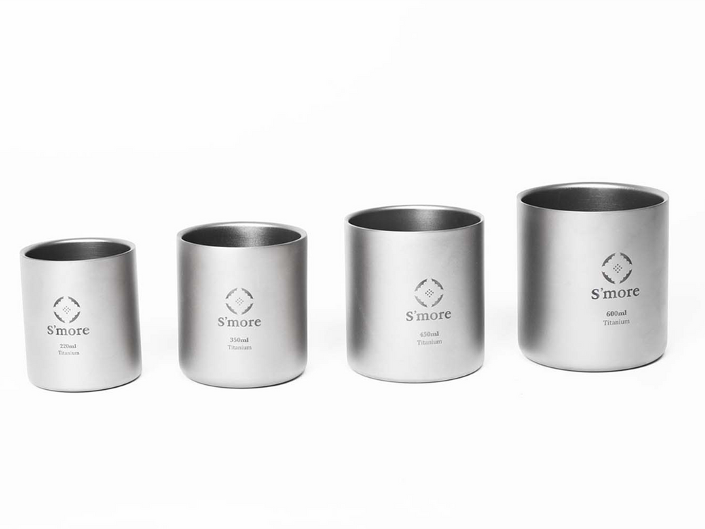 【Titanium cup double 】二重構造 チタンカップ