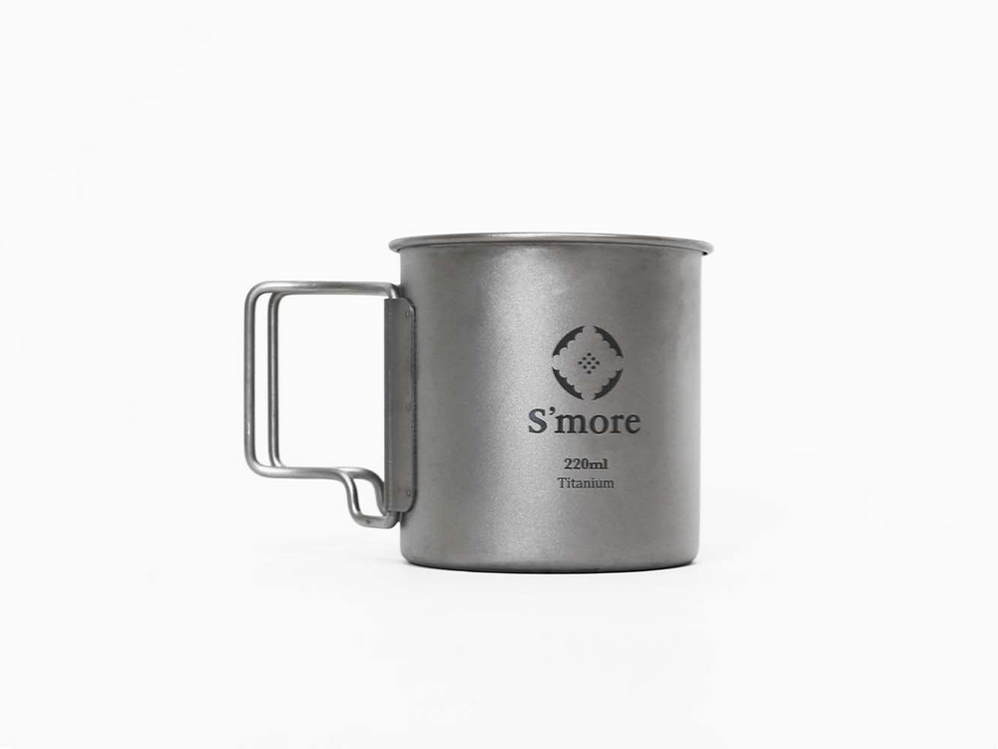 【 Titanium Mug ( シングルウォール ) 】 チタニウムマグ チタンマグカップ 220ml 300ml