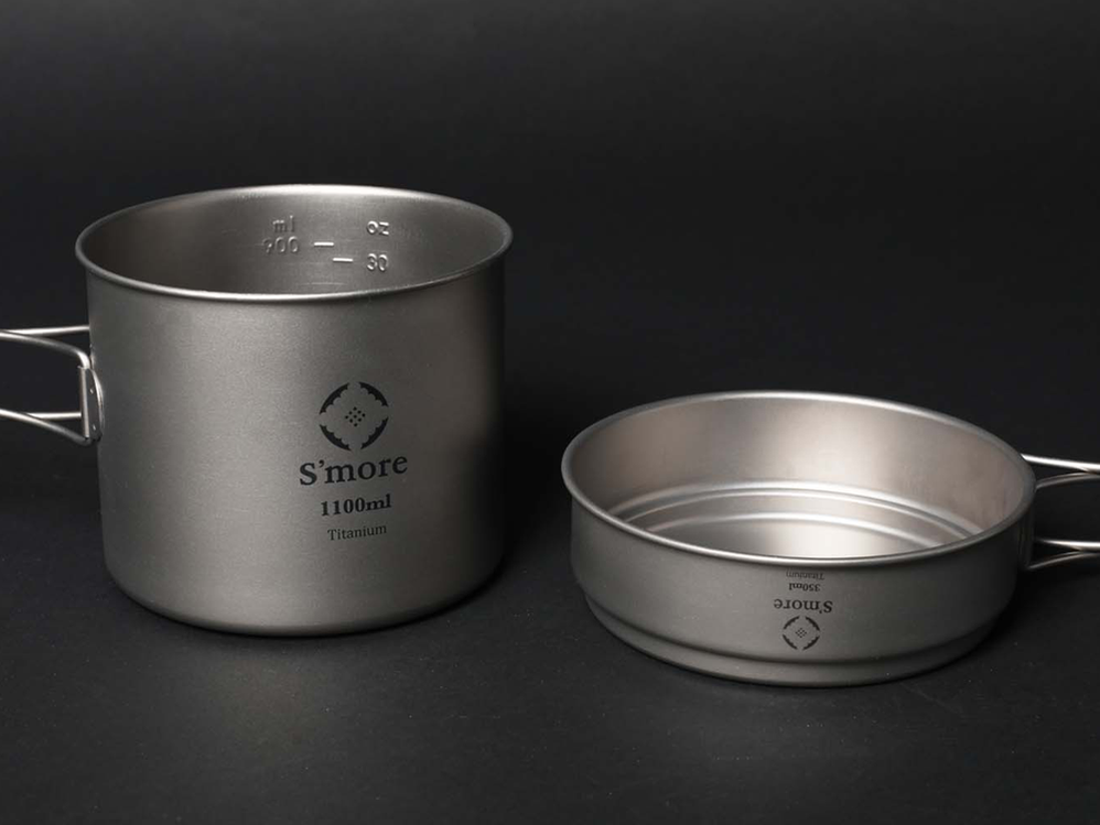 【 Titanium Cook Set 】 チタンクッカー2点セット