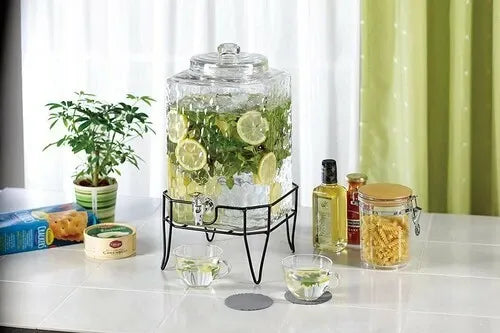 ガラスドリンクサーバー 10L スタンド付 / Glass Drink Server 10L included Stand