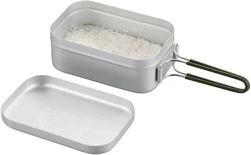 アルミ角型クッカー 1合 / Rect Aluminium Cooker