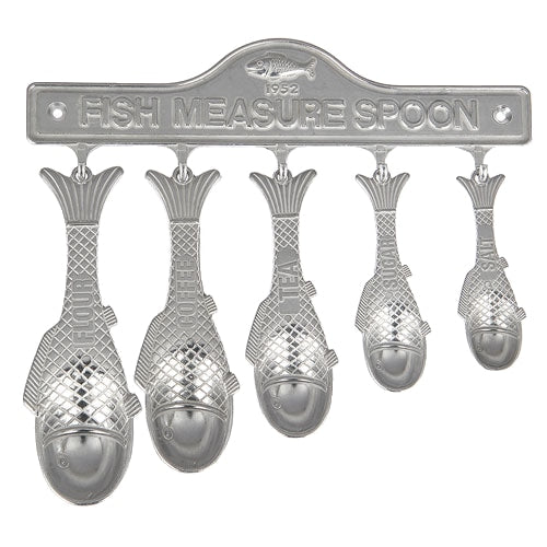ALUMINUM FISH MEASURING SPOON SET / アルミニウム フィッシュ メジャーリング スプーン セット