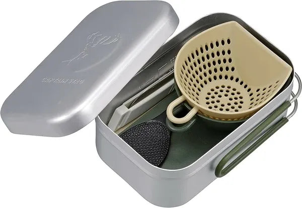 アルミ角型クッカー用 カッティングボード 2枚組(オリーブ×ベージュ) / Cutting Board set of 2 for Rect. Aluminum Cooker(Olive x Beige)