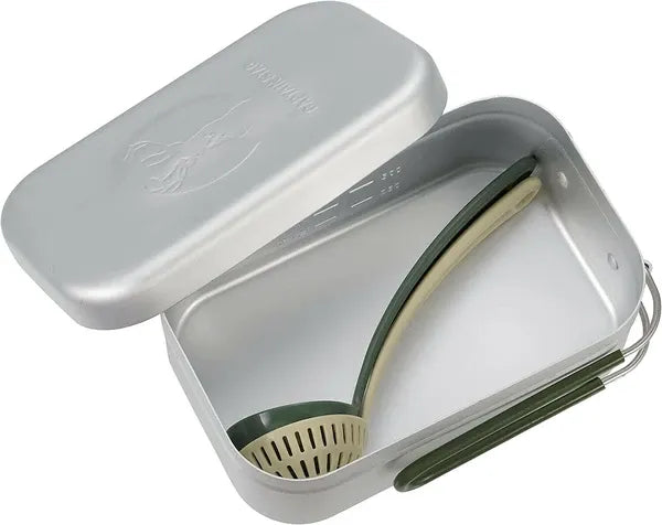 ミニ計量オ玉・ミニ穴アキオ玉セット(オリーブ×ベージュ) / Mini Scaler Ladle & Mini Perforated Ladle(Olive x Beige)