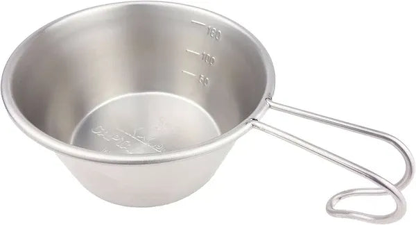 ステンレス シェラカップ 螺旋仕上 / Spiral Finished Stainless Sierra Cup