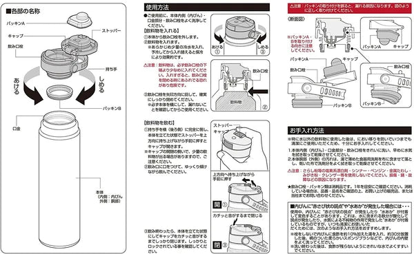 HDワンタッチボトル1000ml / HD Onetouch Bottle 1000ml