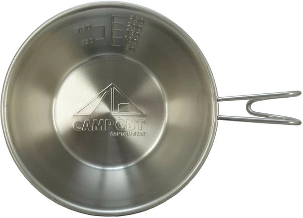 キャンプアウト ステンレスシェラカップ320ml / CAMPOUT Stainless Sierra Cup320ml