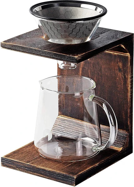 珈琲 ドリッパーセット 木製スタンドタイプ / Coffee Dripper Set Wooden Stand Type