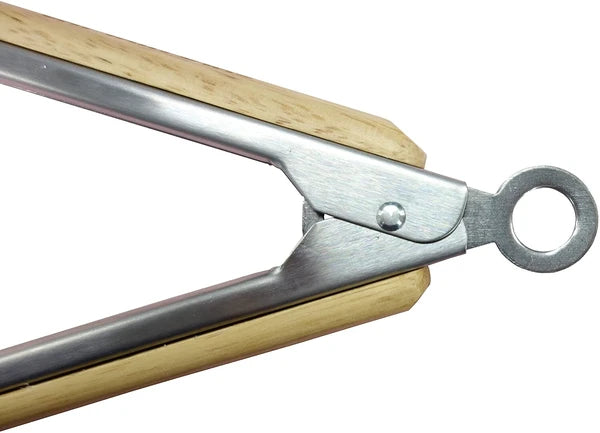 BBQ ウッドグリップトング35cm / BBQ Wood Grip Tongs35cm