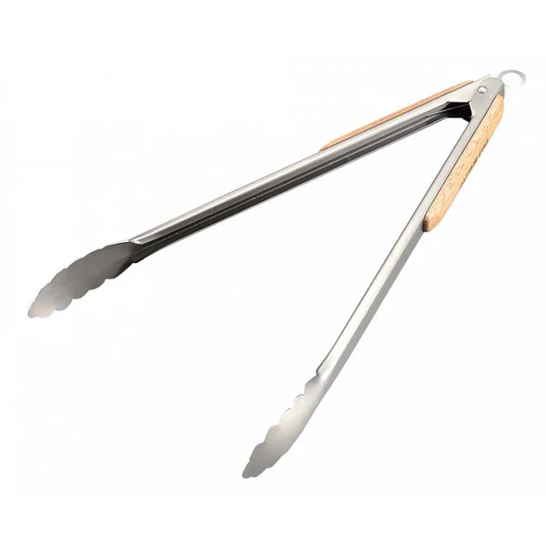 BBQ ウッドグリップトング35cm / BBQ Wood Grip Tongs35cm