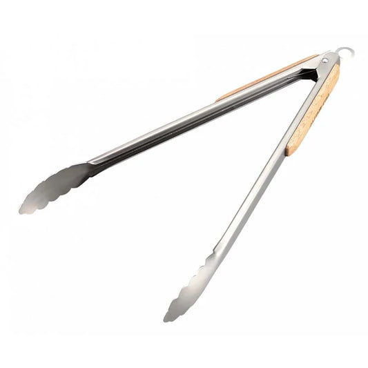 BBQ ウッドグリップトング35cm / BBQ Wood Grip Tongs35cm