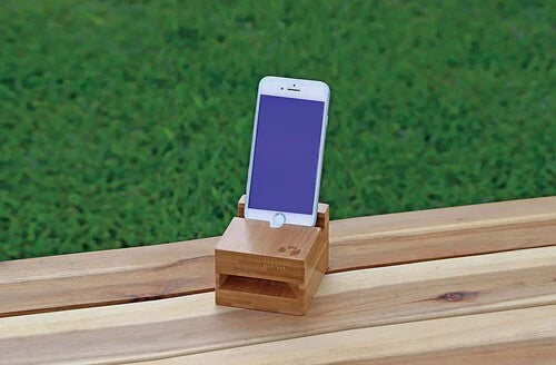 TAKE-WARE スマホスピーカースタンド(スリム) / TAKE-WARE SmartPhone Speaker Stand(Slim)