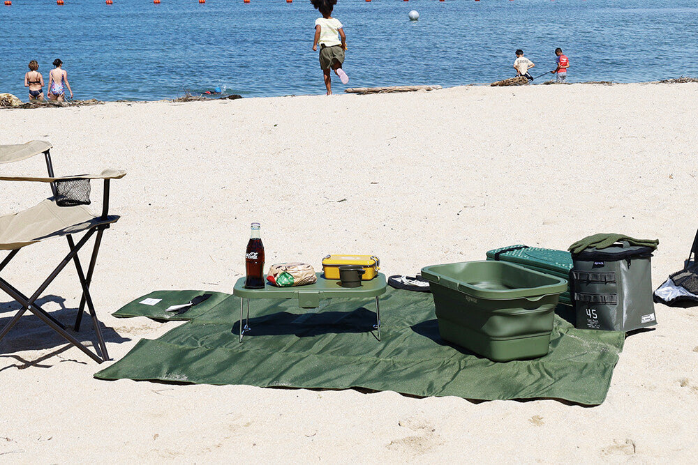 FOLDING BUCKET Mista / テーブル付 折りたたみ式バッケト