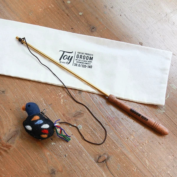 おもちゃ ねこじゃらし 釣竿セット / Cat Teaser