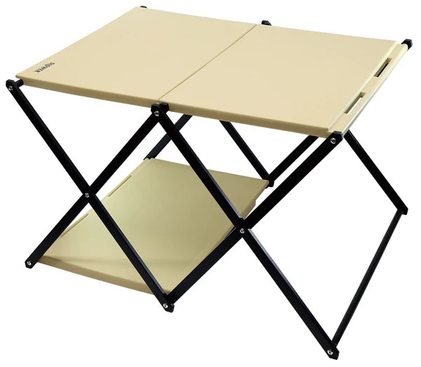 FOLDING TABLE RACK Conrod / テーブルと3段ラックに組み立て可能