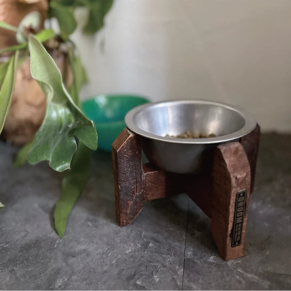 枕木フィーディングボウル / Sleeper Wood Feeding Bowl