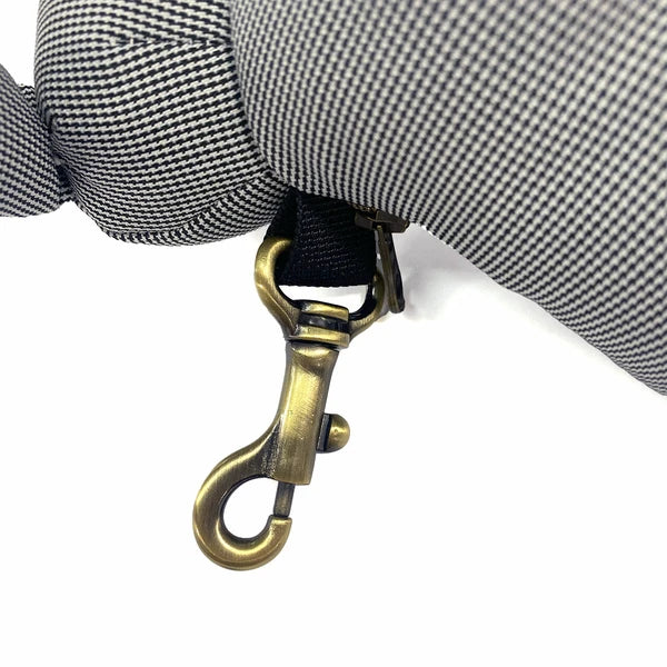 千鳥格子ドッグアイコンポーチ / Houndstooth Dog Icon Pouch