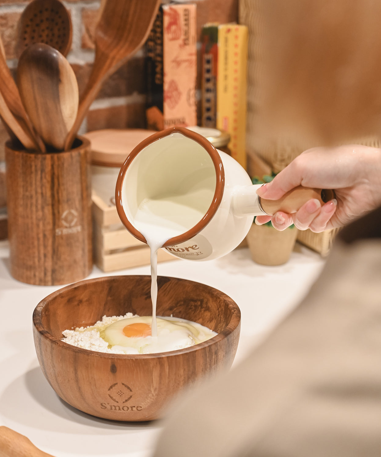 café s'more milk pan