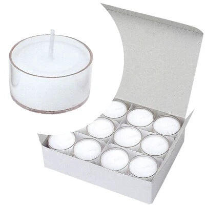 クリアカップティーライト 5H 24個入り / Clear Cup Tealight 5H 24pcs