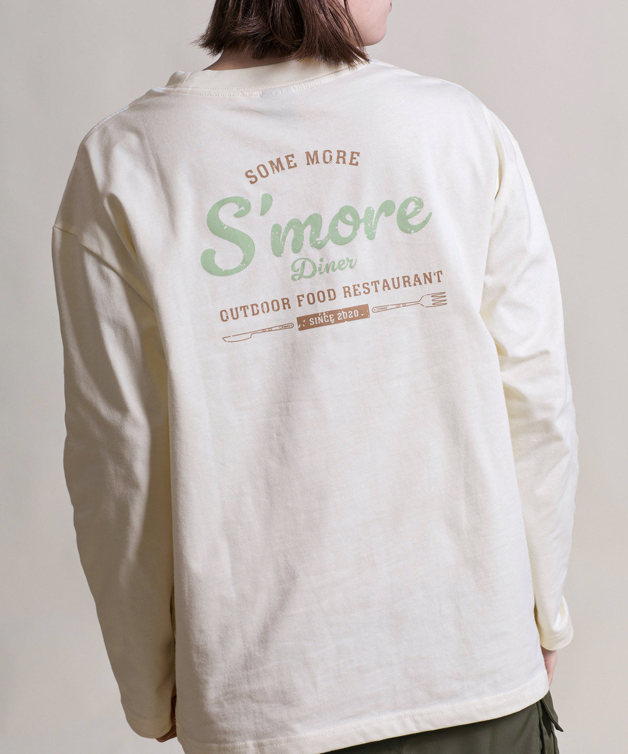 S'more diner long sleeve T-shirt スモアダイナー長袖Tシャツ