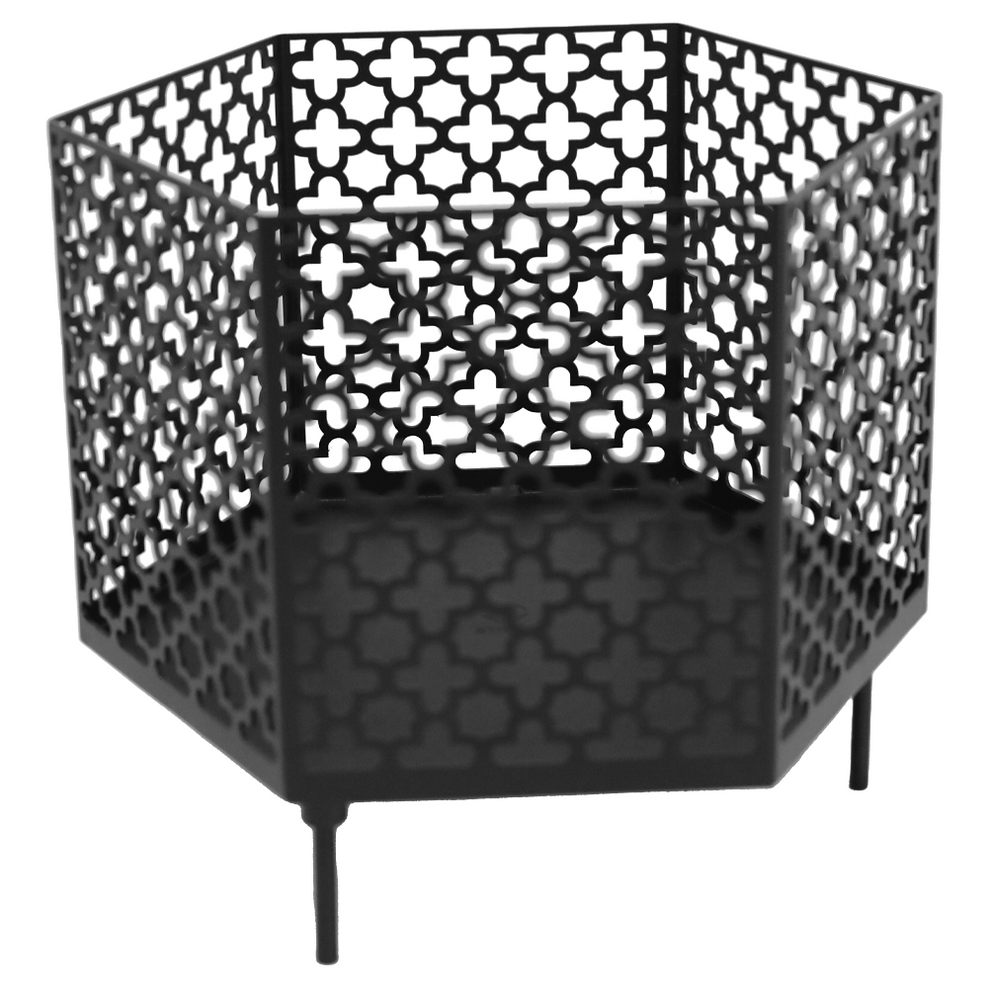 【 和柄6面焚火台 】 焚き火台&網天板&収納袋セット