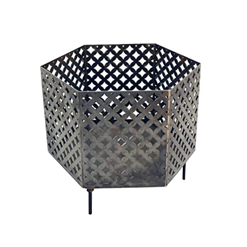 【 和柄6面焚火台 】 焚き火台&網天板&収納袋セット