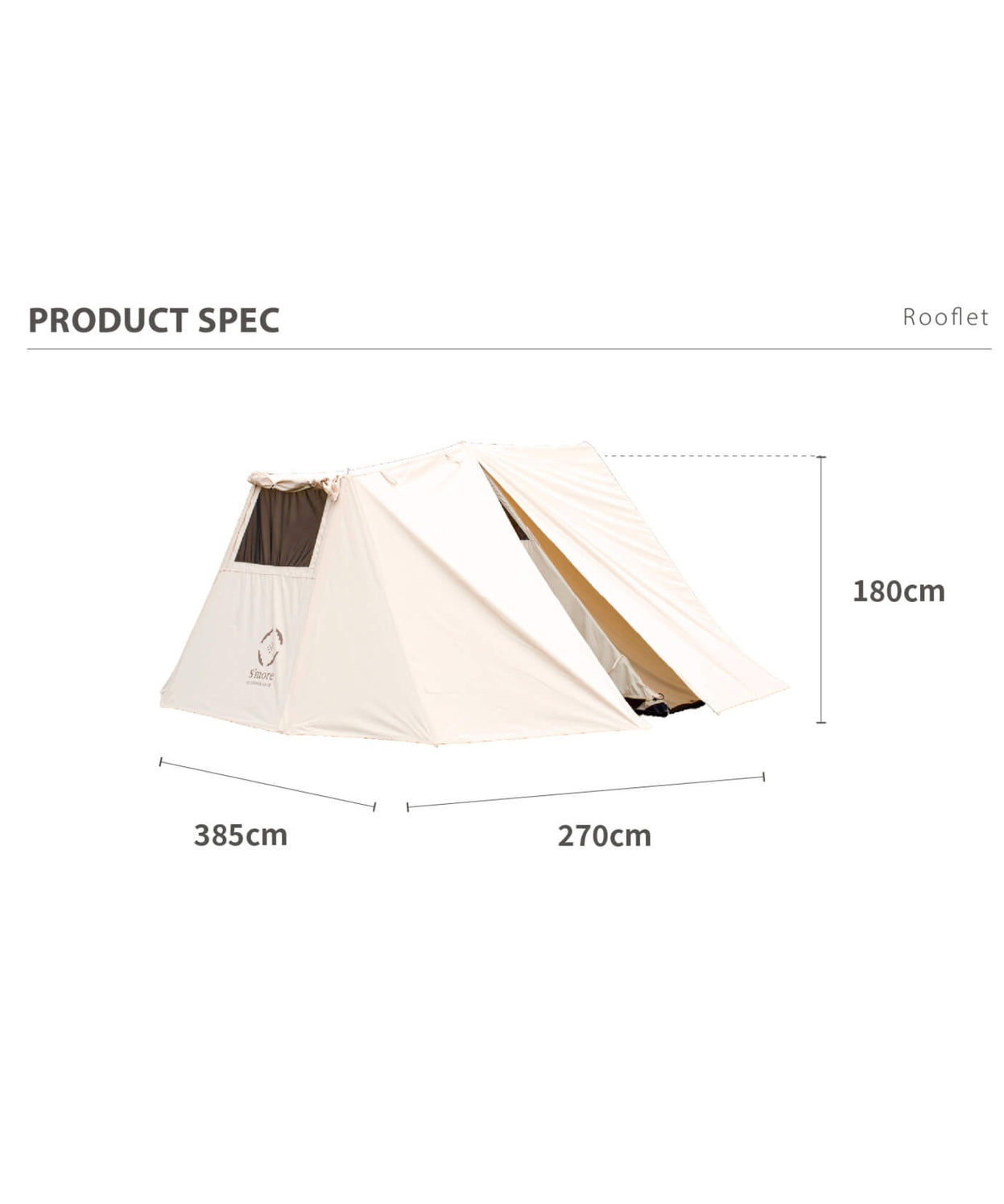 【 Rooflet 】ルーフレット ポリコットン小型テント