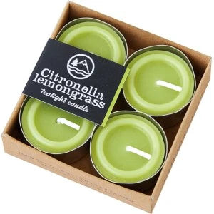 シトロネラレモングラスティーライト4個入 / Citronella Lemongrass Tealight 4pac
