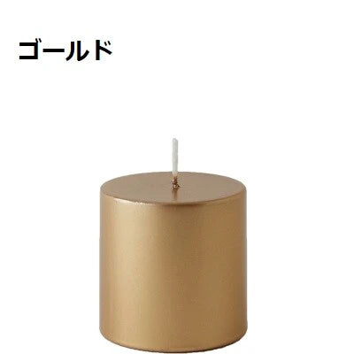 3×3メタリックピラーキャンドル / 3x3 Metallic Pillar Candle