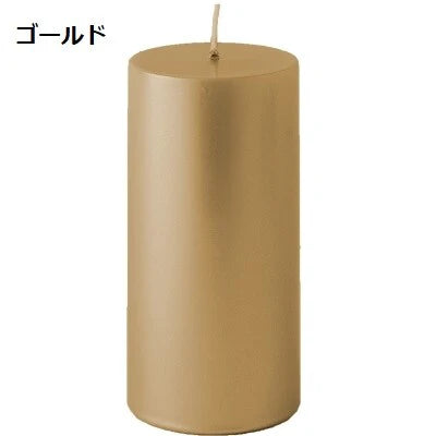3×6メタリックピラーキャンドル / 3x6 Metallic Pillar Candle