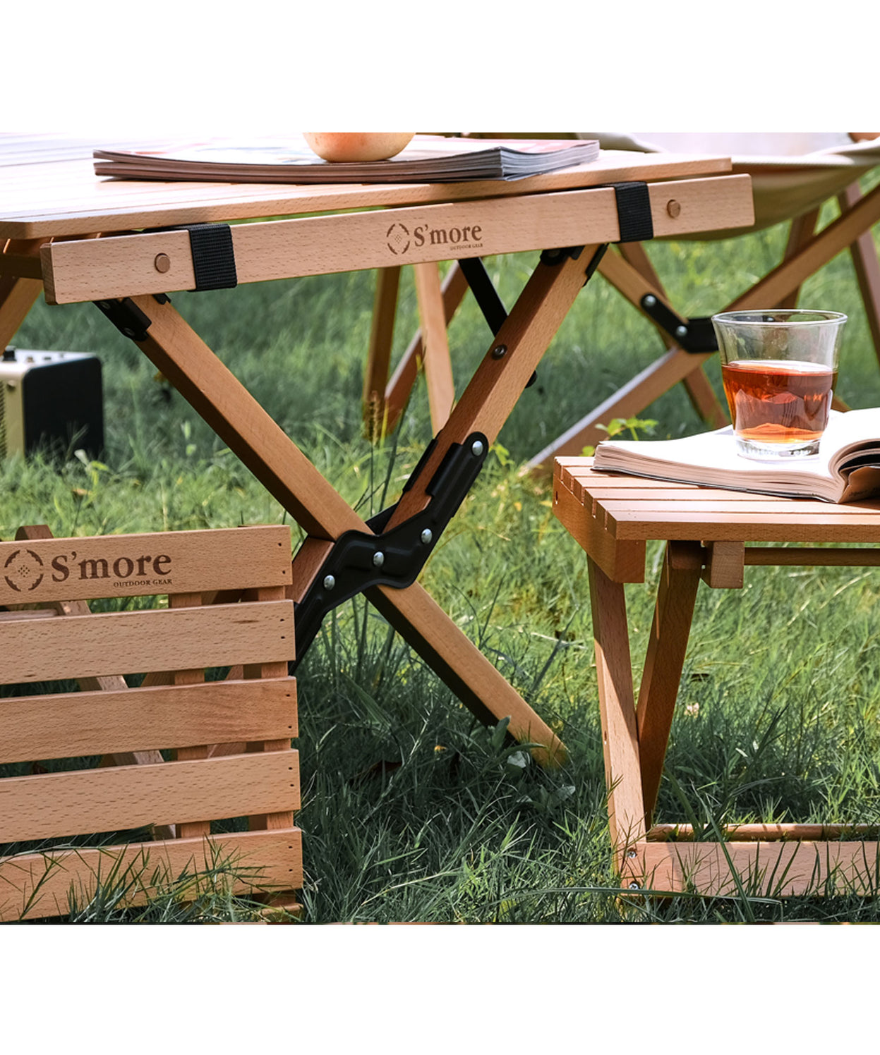 【 Woodi Folding Stool 】ウッディーフォールディングスツール 折り畳みブナ材スツール