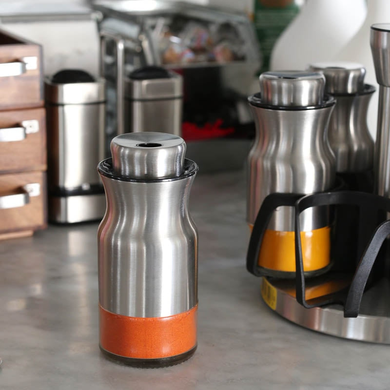 CURVED SPICE JAR SET OF 6 / カーブド スパイス ジャー 6pcs セット