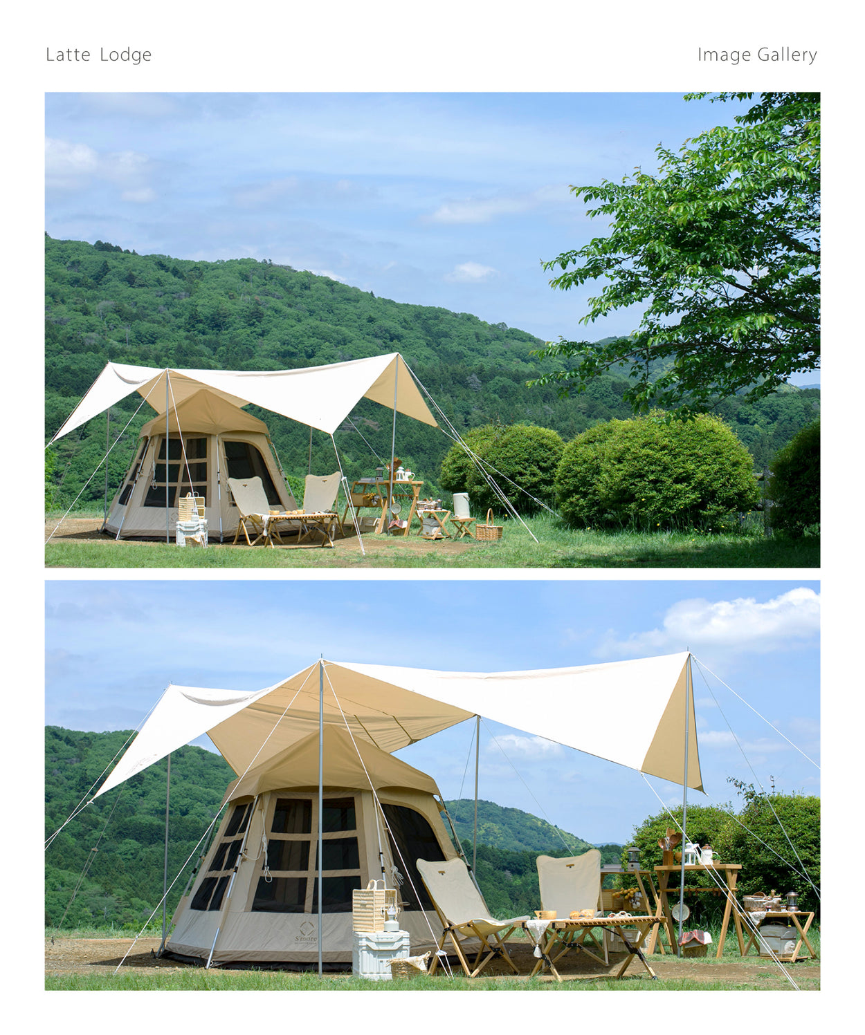 Latte Lodge ラテロッジ ワンタッチTCテント