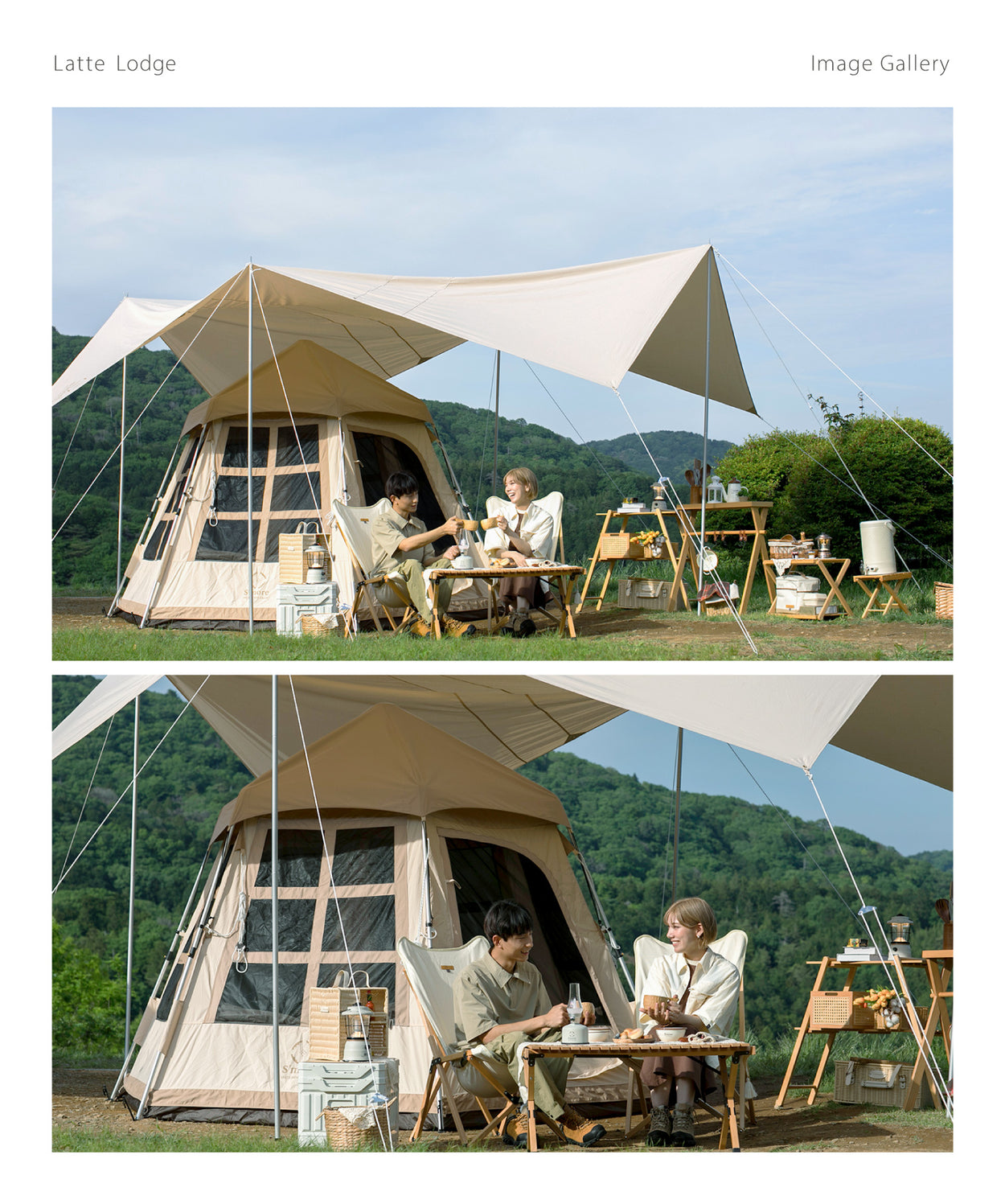 Latte Lodge ラテロッジ ワンタッチTCテント