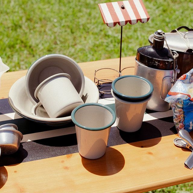 ENAMELED DEEP PLATE / エナメル ディープ プレート