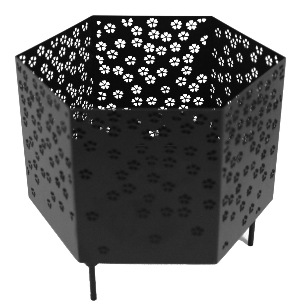 【 和柄6面焚火台 】 焚き火台&網天板&収納袋セット