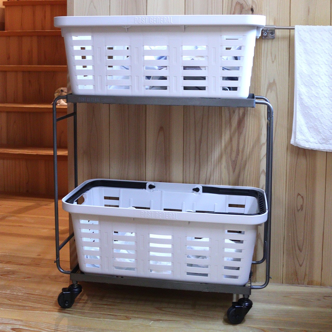 IRON WAGON with HEAVY DUTY BASKET LONG / アイアンワゴン ウィズ ヘビーデューティーバスケット ロング