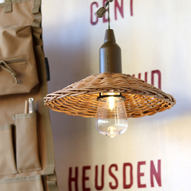 HANG LAMP RATTAN SHADE -BY THE AROROG / ハングランプラタンシェード