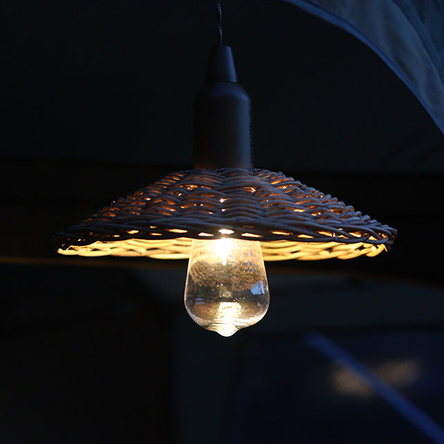 HANG LAMP RATTAN SHADE -BY THE AROROG / ハングランプラタンシェード