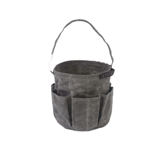 WAXED CANVAS TOOL BAG ROUND / ワックスドキャンバス ツールバッグ ラウンド