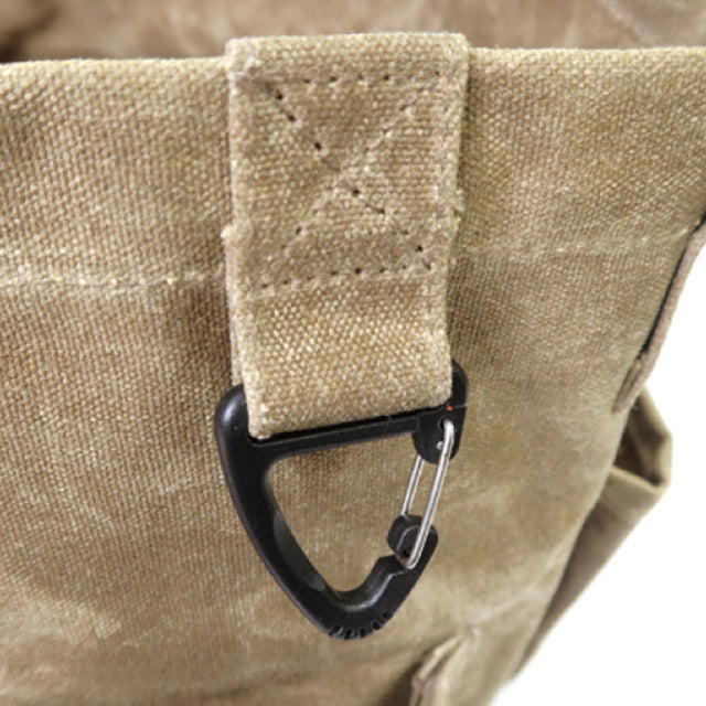 WAXED CANVAS TOOL BAG ROUND / ワックスドキャンバス ツールバッグ ラウンド