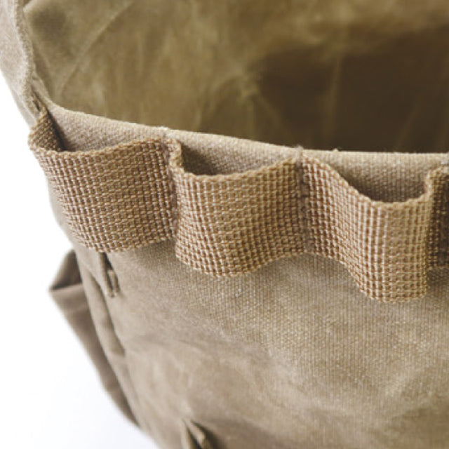 WAXED CANVAS TOOL BAG ROUND / ワックスドキャンバス ツールバッグ ラウンド