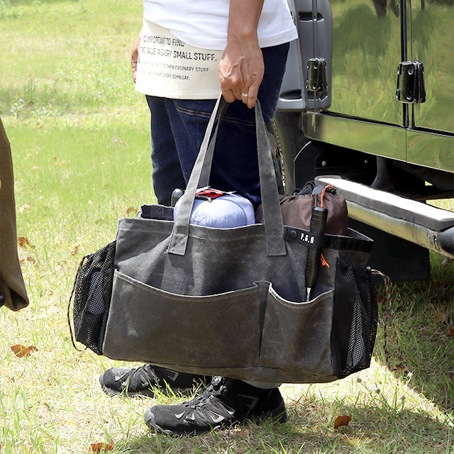 WAXED CANVAS TOOL BAG RECT / ワックスドキャンバス ツールバッグ レクト